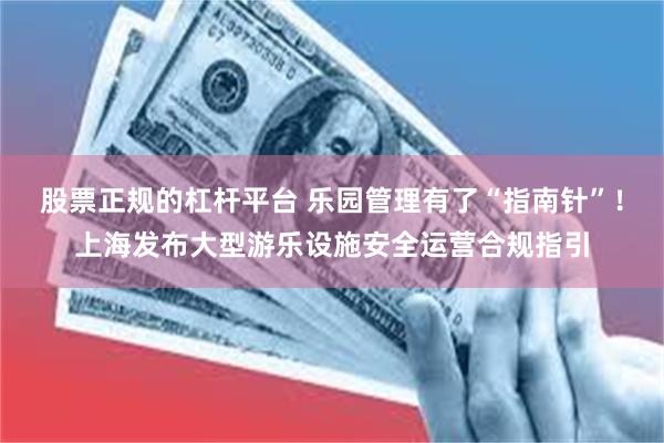 股票正规的杠杆平台 乐园管理有了“指南针”！上海发布大型游乐设施安全运营合规指引