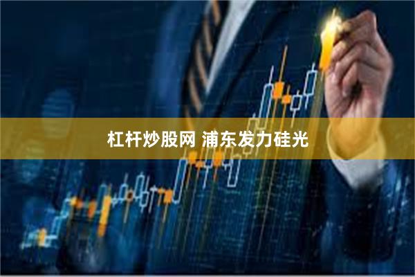 杠杆炒股网 浦东发力硅光
