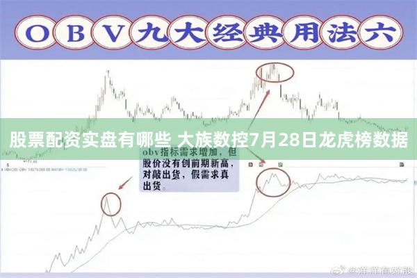 股票配资实盘有哪些 大族数控7月28日龙虎榜数据